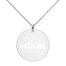 Load image into Gallery viewer, MiKEL Silver Disc Necklace