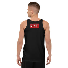 Load image into Gallery viewer, MiKEL P.R Flag Bandana Unisex Tank Top Blk