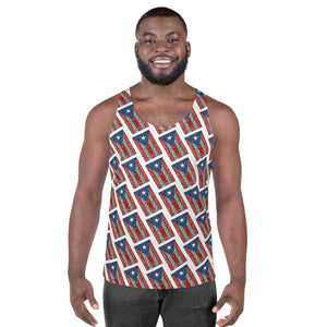 MiKEL P.R Flag Bandana Unisex Tank Top