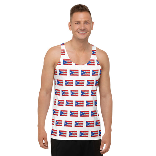 MiKEL P.R Flag Unisex Tank Top