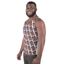 Load image into Gallery viewer, MiKEL P.R Flag Bandana Unisex Tank Top