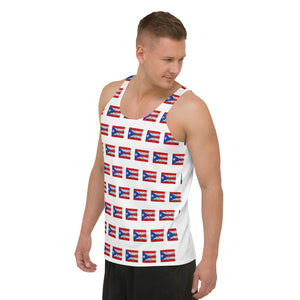 MiKEL P.R Flag Unisex Tank Top