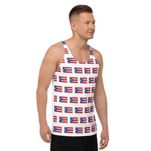 Load image into Gallery viewer, MiKEL P.R Flag Unisex Tank Top