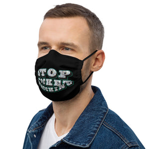 MiKEL Stop Pocket Watching Premium face mask