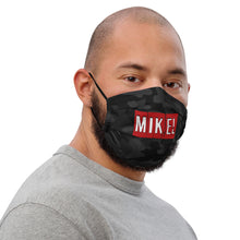 Load image into Gallery viewer, MiKEL Camo Blk Premium face mask