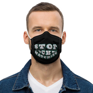 MiKEL Stop Pocket Watching Premium face mask