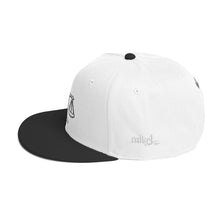 Load image into Gallery viewer, MiKEL Logo White Snapback&#39;s