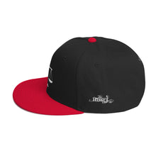 Load image into Gallery viewer, MiKEL Logo White Snapback&#39;s