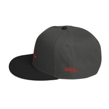 Load image into Gallery viewer, MiKEL Red Logo Snapback&#39;s