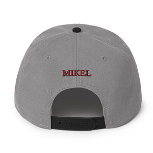 MiKEL Red Logo Snapback's