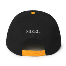 Load image into Gallery viewer, MiKEL Logo White Snapback&#39;s