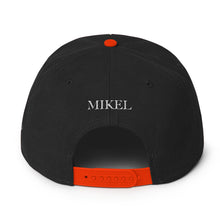 Load image into Gallery viewer, MiKEL Logo White Snapback&#39;s