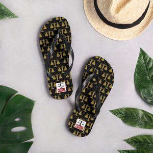 MiKEL Gold Flip-Flops