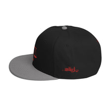 Load image into Gallery viewer, MiKEL Red Logo Snapback&#39;s