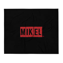 Load image into Gallery viewer, MiKEL Blk Throw Blanket