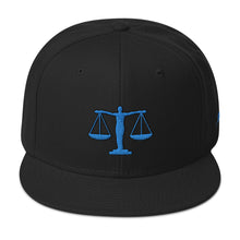 Load image into Gallery viewer, MiKEL Logo Blue Snapback&#39;s