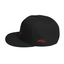 Load image into Gallery viewer, MiKEL Red Logo Snapback&#39;s