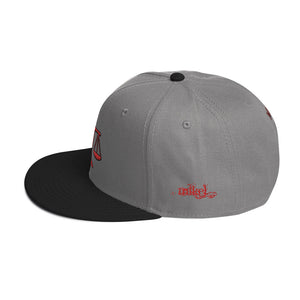 MiKEL Red Logo Snapback's