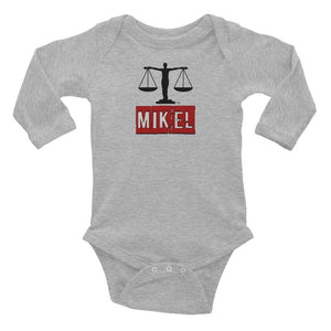 MiKEL Infant Long Sleeve Bodysuit