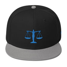 Load image into Gallery viewer, MiKEL Logo Blue Snapback&#39;s