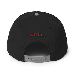 MiKEL Red Logo Snapback's