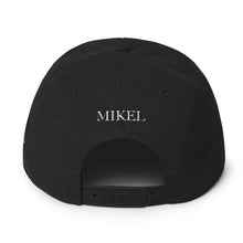 Load image into Gallery viewer, MiKEL Logo White Snapback&#39;s