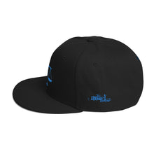 Load image into Gallery viewer, MiKEL Logo Blue Snapback&#39;s