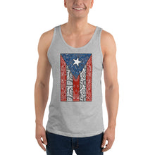 Load image into Gallery viewer, MiKEL P.R Flag Bandana Unisex Tank Top