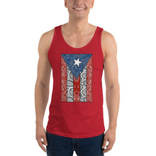 Load image into Gallery viewer, MiKEL P.R Flag Bandana Unisex Tank Top