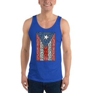 MiKEL P.R Flag Bandana Unisex Tank Top